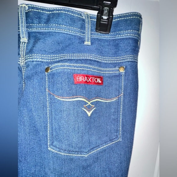 BRAXTON VTG 70’s 80’s Stretch Jeans Women's Dark Wash Sz.36 - Picture 5 of 11